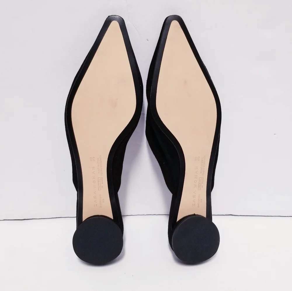 Zara Women Leather Mules - Picture 6 of 12